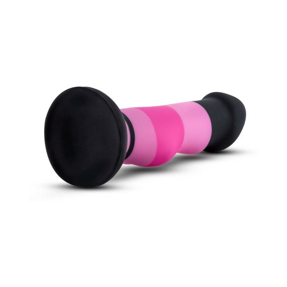 8 inch Dildo by Blush in Multi-Color shown for pegging Her or Him