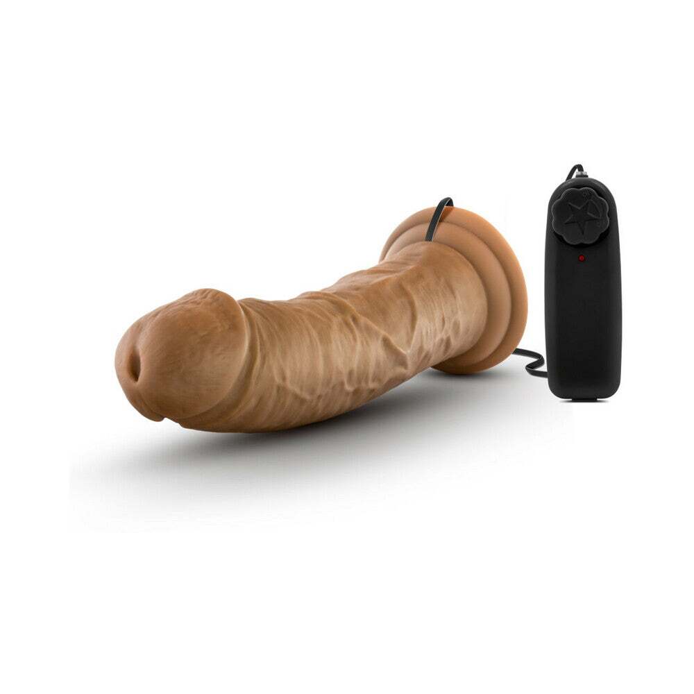 8 inch Dildo from Blush in Tan Light Brown Mocha designed for anal sex with Her or Him