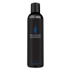 Bottle of 8.5 oz Water Based Lube Sliquid showing clean, lightweight formula