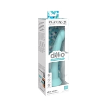 7 inch Dildo by Pipedream in Teal Turquoise Aqua shown for use by Her or Him