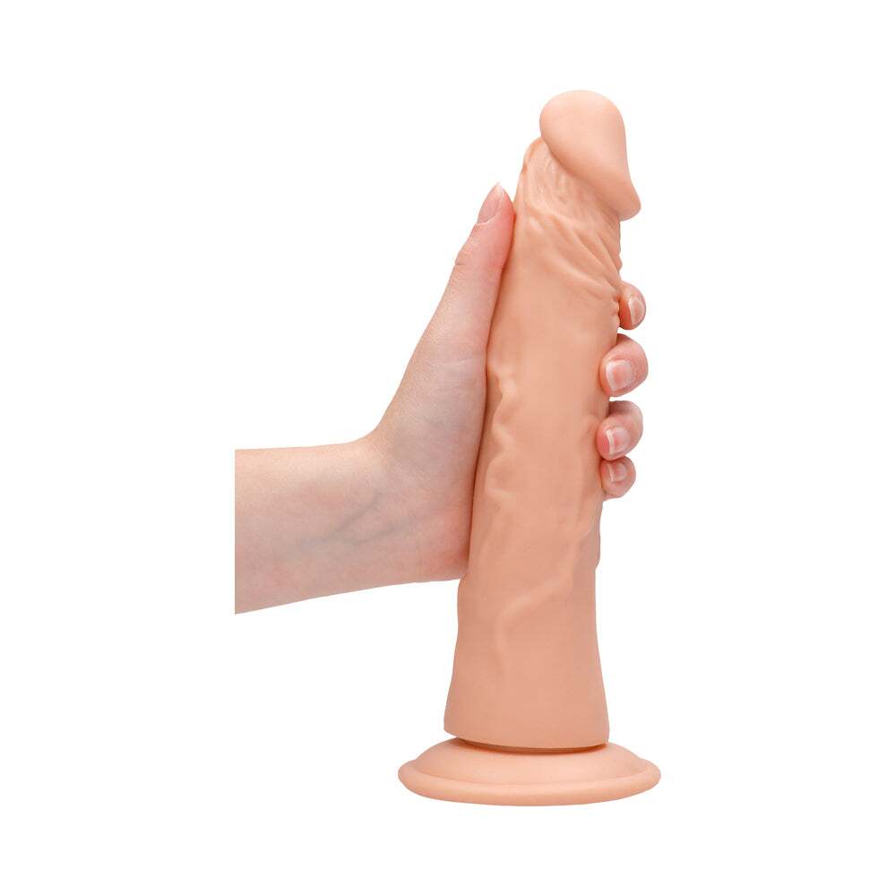 9 inch Dildo from Shots in Vanilla Ivory Beige pictured for anal pleasure for Her or Him