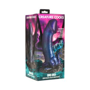 Dildo XR Brands Purple Creature Cocks Dino Dick Dinosaur Silicone L