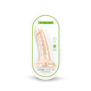 6 inch Dildo Me You Us Vanilla Ivory Beige Ultra Cock Realistic Vanilla