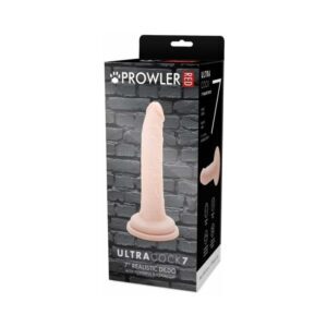 7 inch Dildo Prowler RED Vanilla Ivory Beige Ultra Cock Realistic Vanilla