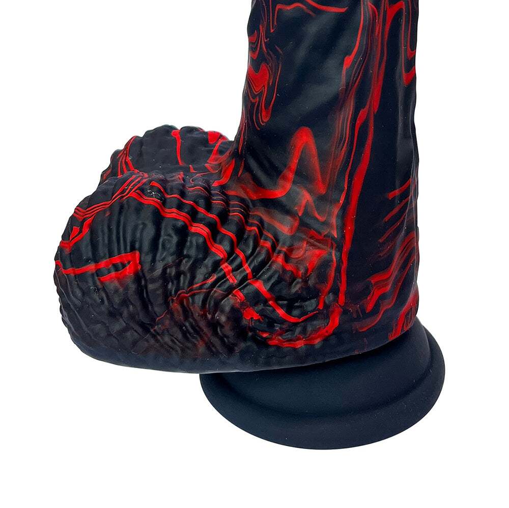 Dildo by Adam & Eve in Black displayed for pegging Him or Her