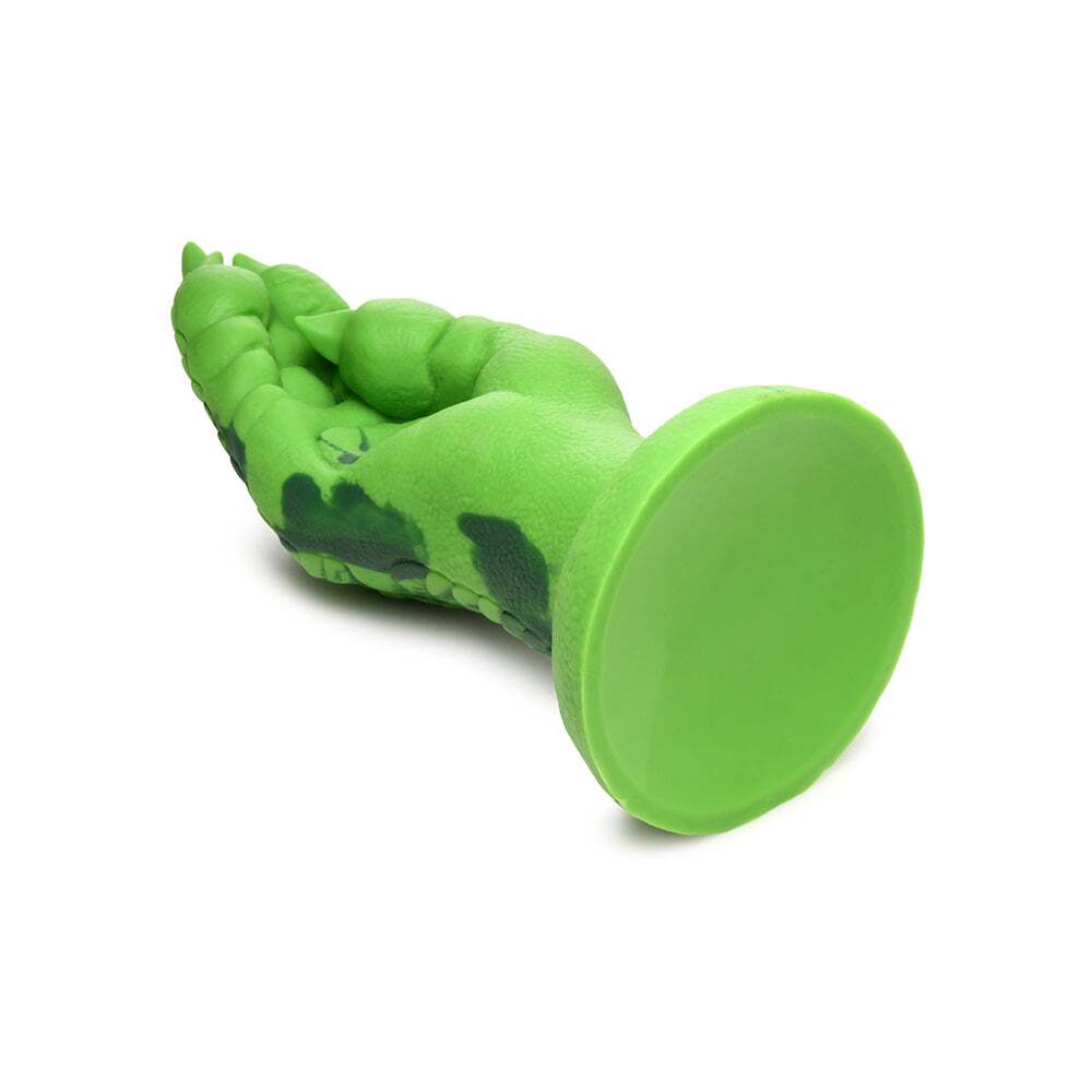 Dildo by XR Brands in Green displayed for pegging Him or Her