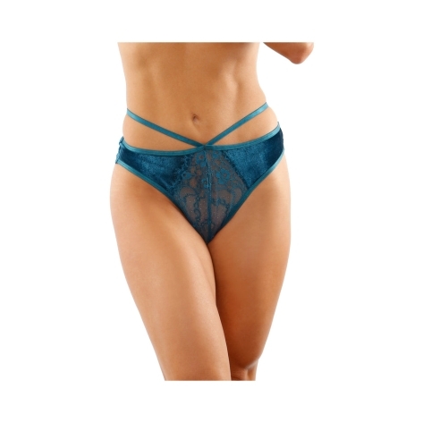 Sexy Teal Turquoise Aqua panties by Fantasy Lingerie in her favorite color and panty style.