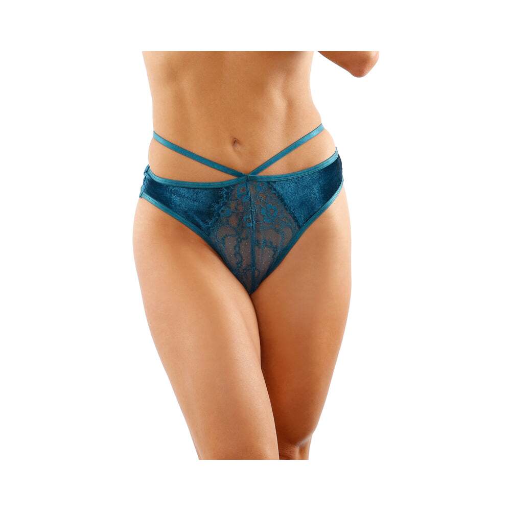 Sexy Teal Turquoise Aqua panties by Fantasy Lingerie in her favorite color and panty style.