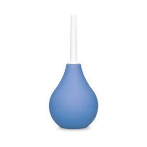 B-Vibe Compact Enema Douche Blue Intimate Cleanser