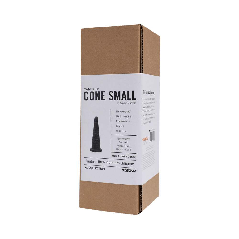 Dildo from Tantus in Black designed for anal sex with Her or Him