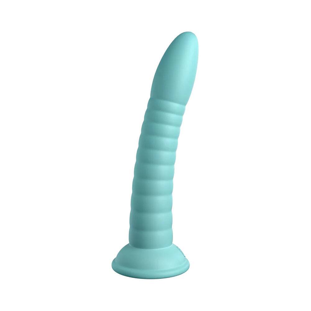 7 inch Dildo from Pipedream in Teal Turquoise Aqua designed for anal sex with Her or Him